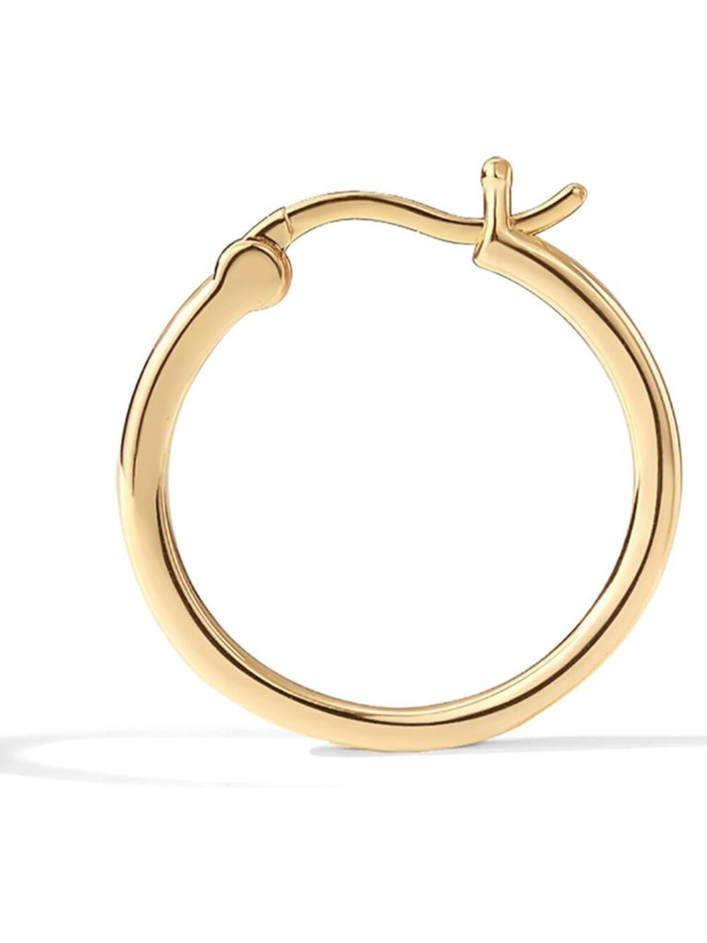 Gold Hoop Earrings for Women, 14K Gold Plated Lightweight Hoops | Silver Hoop Ea